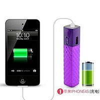 2200mAh mascara cream Power bank with LED light