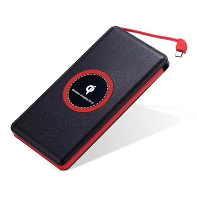 Power Bank with QI wireless charger
