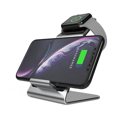 Wireless charger holder for phone & watch